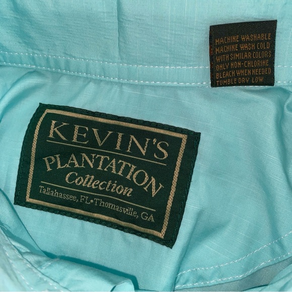 Kevin’s Fine Outdoor Gear & Apparel Men's SS Shirt Seashore Green M - NWT - Picture 8 of 8